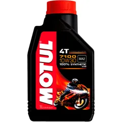 Motoröl 10W30 4T für Motorräder von Motul synthetisch 7100