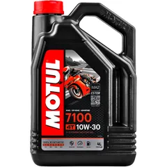 Motul 7100 4T 10W30 Synthetisches Motoröl für Motorräder 4 l