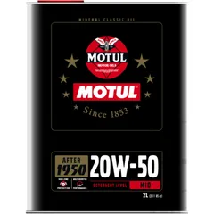 Motoröl 20W50 2L für Oldtimer und klassische Motorräder