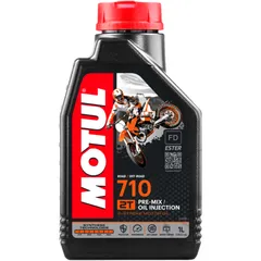2 - Takt - Motoröl 1 Liter Motul synthetisch 710 Alternative: 7140393 passend für: Aprilia SR, Scarabeo, Habana/Mojito