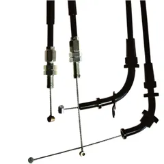 Extended Throttle Cable Set for Superbike Handlebar Conversion