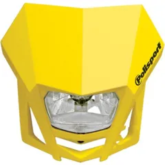 Off road headlamp with number board yellow rm01