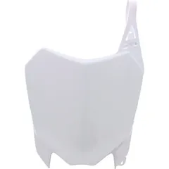 White front number board