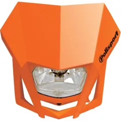 Off road headlamp with number board orange