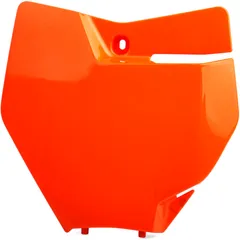 Startnummerntafel orange 16 für Motorräder