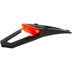 Schutzblechverlängerung LED hinten schwarz für Motorräder