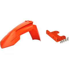 Front mudguard orange16 u befest kit for: KTM EXC