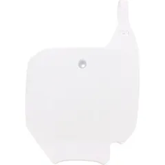 Number Plate white 8663200001