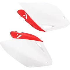 Side panel / cover / fairing red 04/white