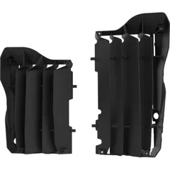 Radiator lamellas Set black