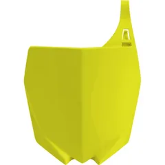 Number plate yellow flourescent 8678400006