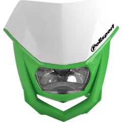 Headlight mask halo white/green