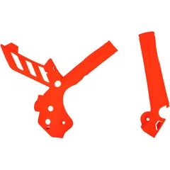 Frame protector orange kit for: KTM EXC