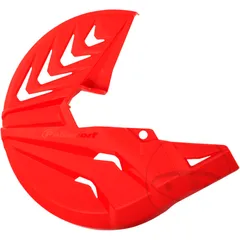 Bremsscheibenprotektor rot für Motorräder 7162059