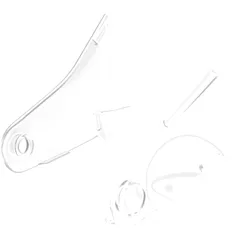 Aufkleber Schutzfolie transparent