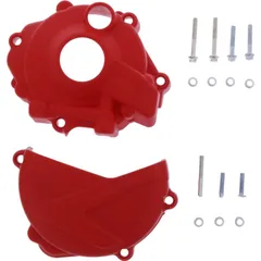 Clutch/ ignition cover protector red