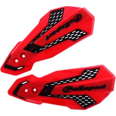 Handprotektor Schale MX Flow rot/schwarz für Motorräder