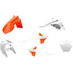 Complete kit or16/white for: KTM SX