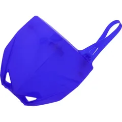 Race number plate blue