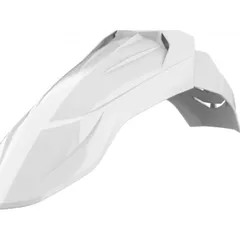 Mudguard front uni white