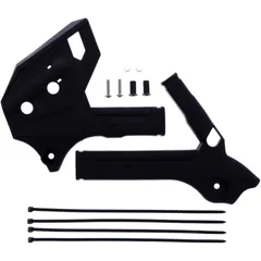FRAME PROTECTOR BLACK KIT for Polisport