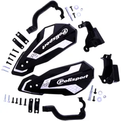Hand guard mx flow black/white kit for: Gas Gas EC, Husqvarna FE, TE