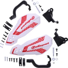 Hand guard mx flow white/red