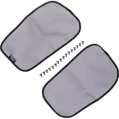Mesh radiator guards kit black