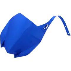 Startnummerntafel blau für Motorräder