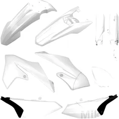 Complete kit white for: Yamaha YZ