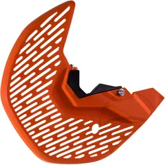 Brake disc & bottom fork protector orange for: KTM SX, EXC