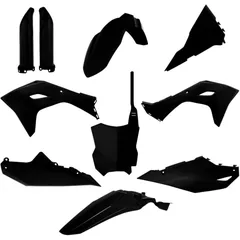 Complete kit black for: Kawasaki KX