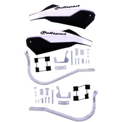Handprotektor Trail Blazer weiß / schwarz passend für: CFMOTO MT