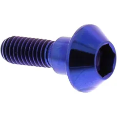 Schraube Bremsscheibe JMP Bolt M6X1 mm 20 mm Titan blau passend für: Yamaha VP, YP, XP