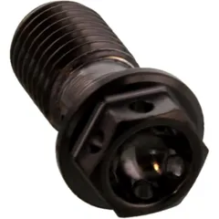 Hohlschraube einfach M10 x 1. 25 JMP Bolt Edelstahl V4A Racing schwarz passend für: Honda CBR, CB, VT
