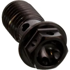 Hohlschraube einfach M10 x 1. 25 Titan Racing schwarz passend für: Honda CBR, CB, VT