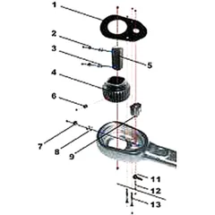 Drehmomentschlüssel Reparatur-Kit 1/4 für JMP