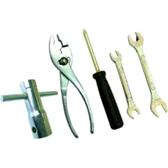 Under seat tool kit 6 - on 5 piece kit for: Honda CB, TRX, CBR, Kawasaki Z, KX, VN
