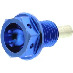 Ölablassschraube magnetisch JMP Bolt M12X1. 5 mm 15 mm Titan blau passend für: Honda TRX, CB, CBR