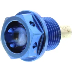 Ölablassschraube magnetisch JMP Bolt M14X1. 25 mm 12 mm Titan blau passend für: Suzuki AN, UH, DR