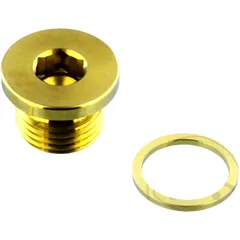 Ölablassschraube magnetisch JMP Bolt M16X1. 5 mm 10 mm Titan gold passend für: BMW F (900, 850, 750, 800), C