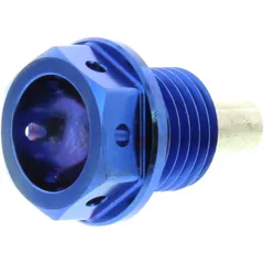 Ölablassschraube magnetisch JMP Bolt M14X1. 5 mm 12 mm Titan blau passend für: Triumph Tiger, Bonneville, Street Triple