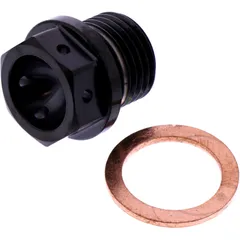 Ölablassschraube magnetisch JMP Bolt M16X1. 5 mm 12 mm Titan schwarz passend für: BMW S, R, M