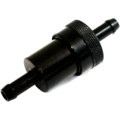 Kraftstofffilter Aluminium schwarz für Motorräder