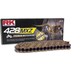 Rk racing chain gold/black 428mxz/130