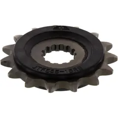 Front sprocket 15 tooth pitch 520 rubber damper alternative: 7261688 for: Kawasaki Z, KLE, ER - 6F