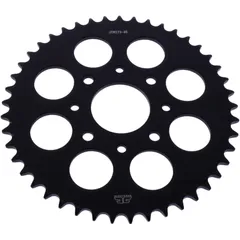 Rear sprocket 45 tooth pitch 520 black inner diameter 58 bolt spacing 90 for: Honda VT, XL, CA