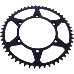 Rear sprocket 52 tooth 520 black inner diameter 134 bolt spacing 150 for: Kawasaki KX, KLX, KDX