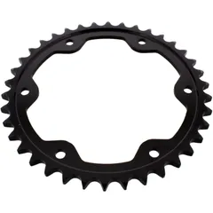 Kettenrad 38 Zähne 525 Teilung schwarz für Motorräder