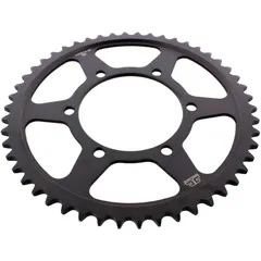 Rear sprocket 50 tooth pitch 525 black inner diameter 106 bolt spacing 125 for: Triumph Tiger, Street Triple, Bonneville